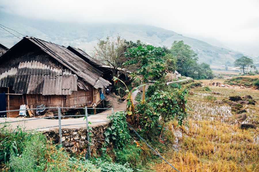 Lao Chai rural village in Sapa