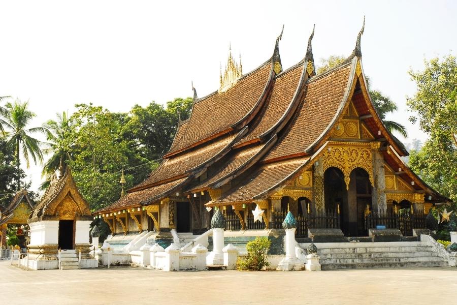 Wat Xieng Thong Temple intricate architecture in Luang Prabang, a must-visit during Laos tours in 2026