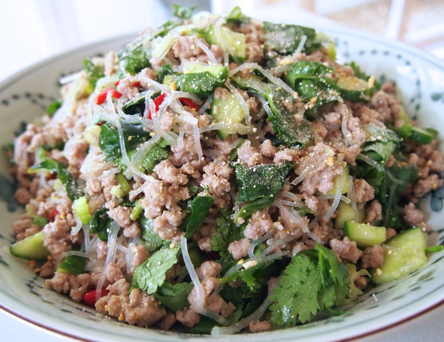 Savor Laos food tradition through Larb – a vibrant, flavorful minced meat salad
