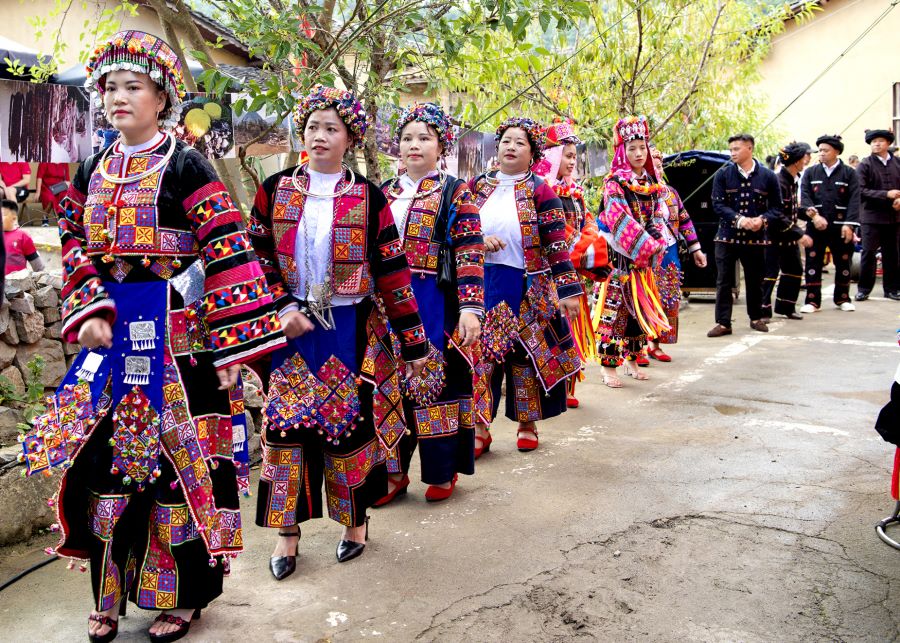 The Lo Lo Ethnic Group celebrates heritage through colorful clothing and customs
