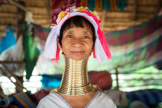 A long neck woman of Kayan