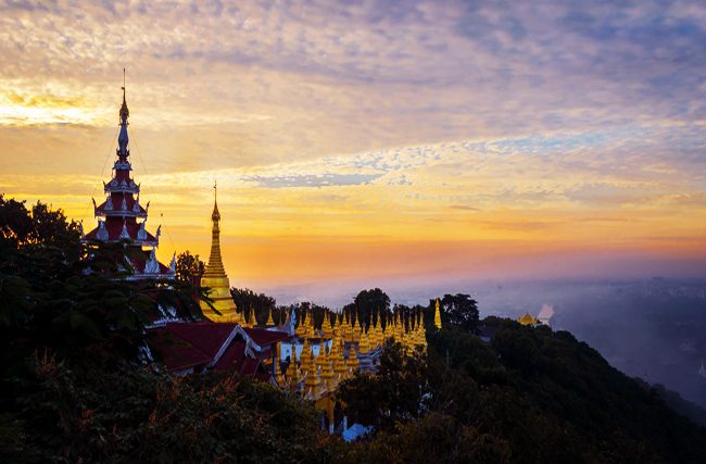 Majestic view from Mandalay Hill