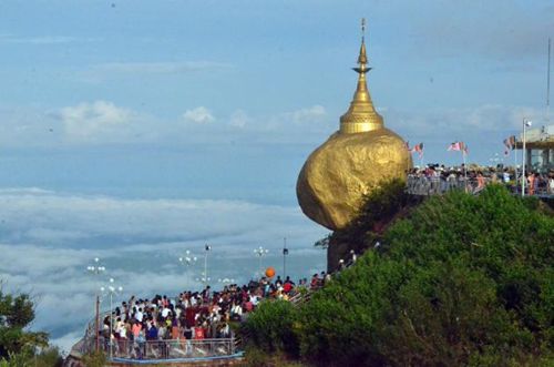 Kyaiktiyo, the ‘Golden Rock’,
