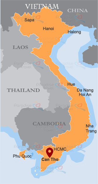 Can Tho Map