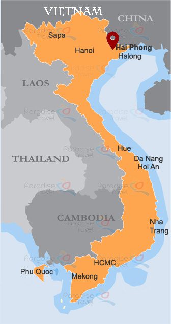 Hai Phong Location Map