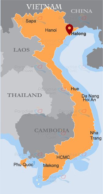 Halong Location Map