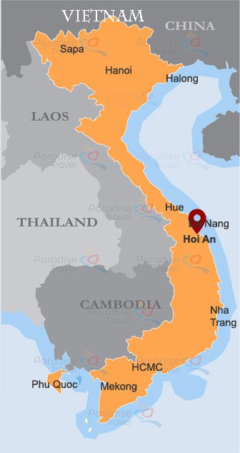 Hoian Location Map