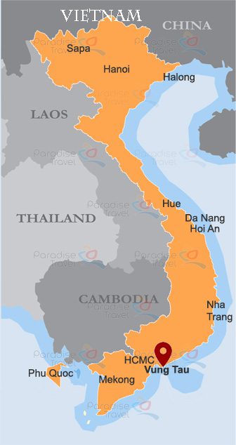Vung Tau location map