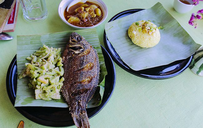 Grilled fish at Inle Lake
