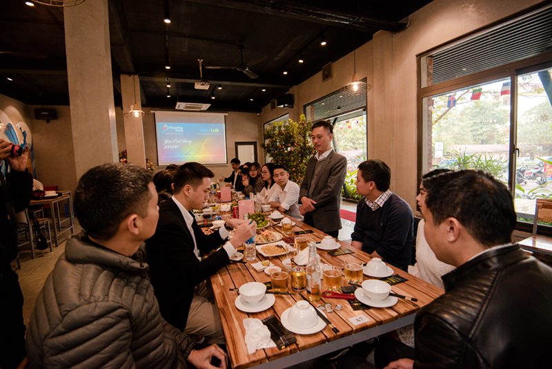 Mr. Kevin was deep in speaking