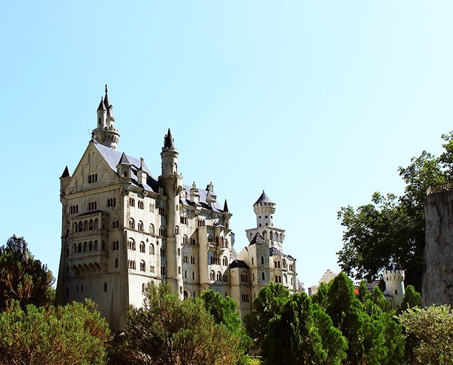 Neuschwanstein castle in Mini Siam park