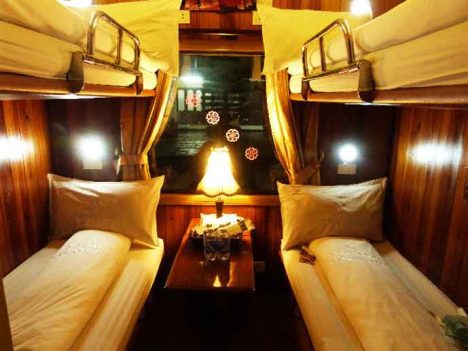 A night train to Sapa cabin