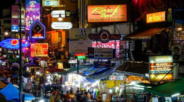 Vibrant nightlife in Bangkok