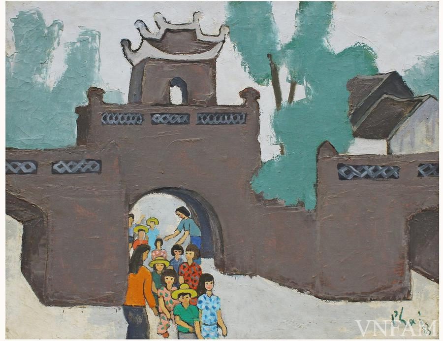 O Quang Chuong (Oil on canvas) by Bui Xuan Phai