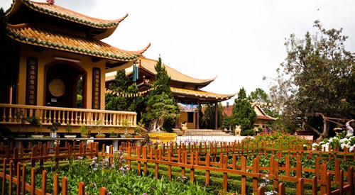 Truc Lam monastery in Dalat
