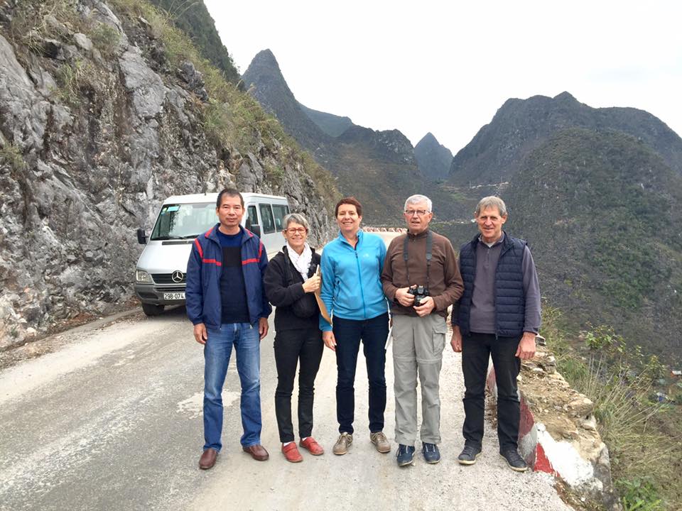 Paradise driver in a trip to North West Vietnam with our Vietnam car rental with driver service