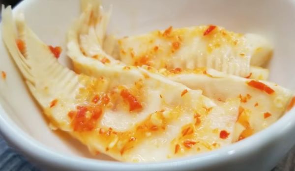 Bamboo shoots pickles referred as a kind of Vietnamese Kimchi