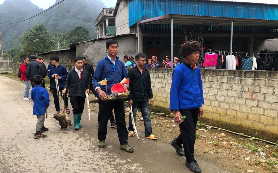 Phu La people honor ancestors and spirits through sacred religious rituals daily.