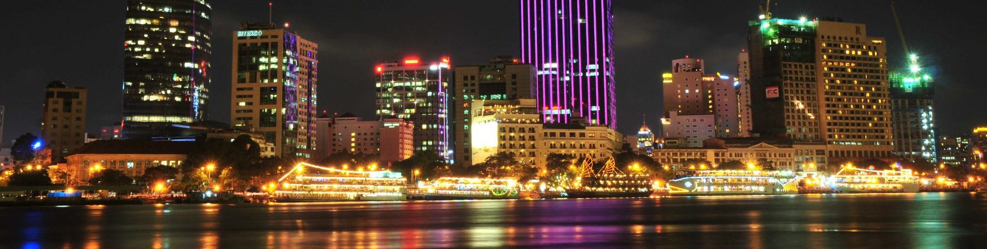 Ho Chi Minh City at night
