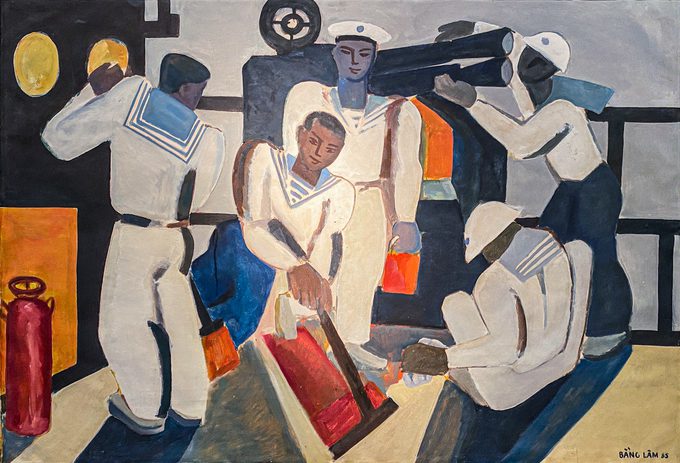 Ship preservation - Oil painting by Colonel, Artist Bang Lam