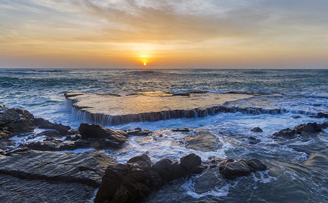 Sunrise at Vinh Hy Bay