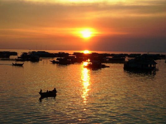 Sunset at Tonle Sap