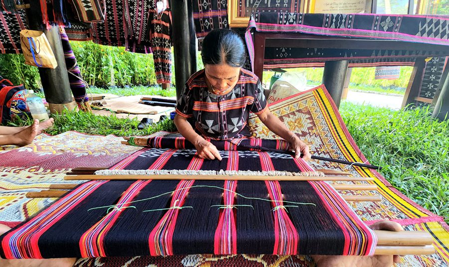 Ta Oi Brocade Weaving Village, - A famous traditional craft villages in Hue, Vietnam
