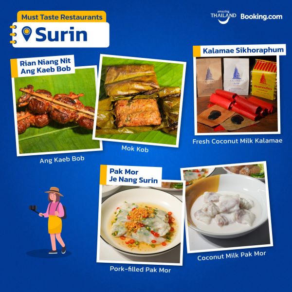 Besides its culinary treasures, Surin enchants with its peaceful landscapes and warm atmosphere.