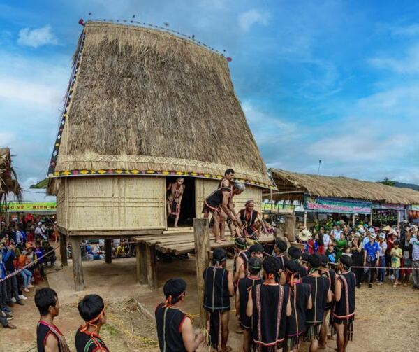 The communal house of Jarai villages