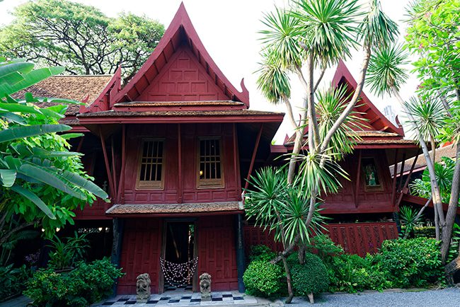 The main building complex of Jim Thompson House