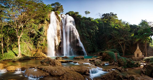The majestic Anisakan Falls, Pyin Oo Lwin, Myanmar