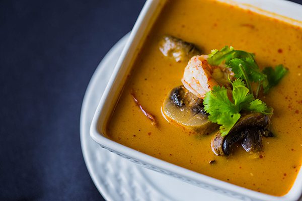 Tom yum goong, a must-try dish when coming to Thailand