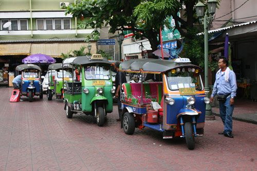 Tuk tuks in Bangkok