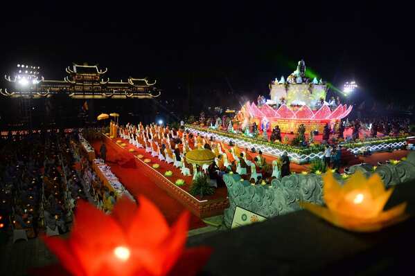 Vesak Day in Vietnam.