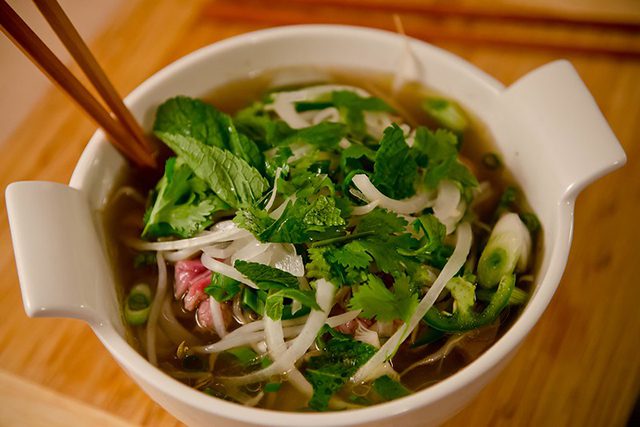 Vietnamese famous beef noodles