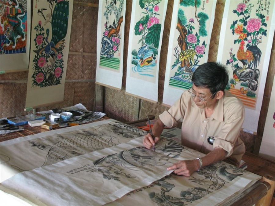 Vietnam folk paintings reflect cultural depth within Vietnam's artistic soul and heritage