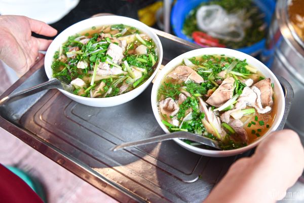 Pho with chicken in Hanoi
