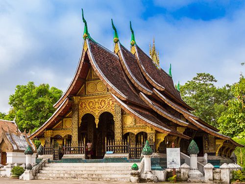 Wat Xieng Thong Temple in Laos