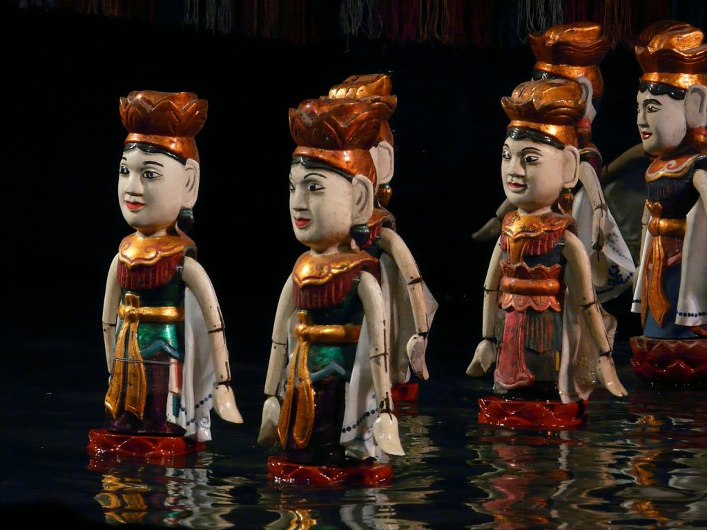 Watch a Water Puppet show in Hanoi - 13 Days in Vietnam