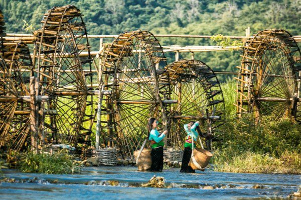 Water Wheels in Pu Luong