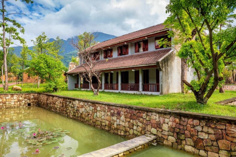 Yen Tu Village rests peacefully beneath the sacred peaks of Yen Tu Mountain.