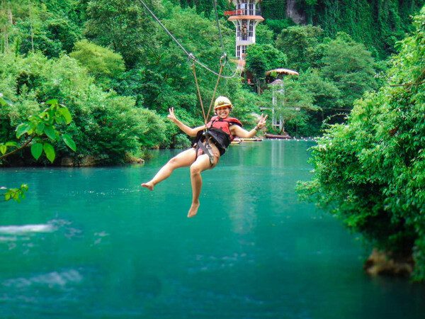 Zipline at Phong Nha Ke Bang National Park